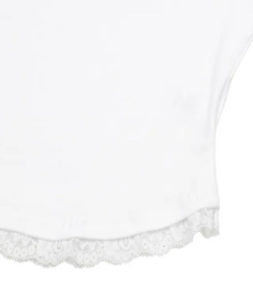 MUCENT（ムセント）の「◇MUCENT◇ブランド直輸入正規品/SUNNIOR LACE V-NECK HALF T サニアレースVネック半袖Tシャツ（Tシャツ/カットソー・レディース・アイボリー/ブラック/グレー・FREE）」の21枚目の写真