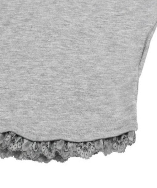 MUCENT(ムセント)の「◇MUCENT◇ブランド直輸入正規品/SUNNIOR LACE V-NECK HALF T サニアレースVネック半袖Tシャツ(Tシャツ/カットソー・レディース・アイボリー/ブラック/グレー/パープル/ネイビー/ピンク・FREE)」の20枚目の写真