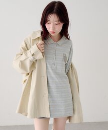 Kastane（カスタネ）の「サガラボーダーポロ（ポロシャツ）」