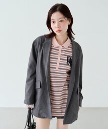 Kastane（カスタネ）の「サガラボーダーポロ（パーカー）」