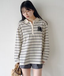 Kastane（カスタネ）の「サガラボーダーポロ（ポロシャツ）」