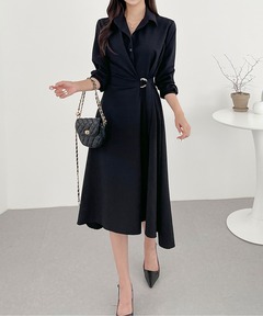 セール】ダブルブレストワンピース（ワンピース）｜anuans（ア