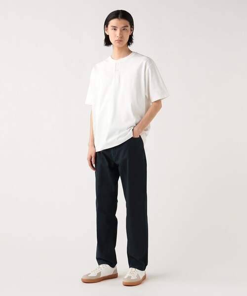 BEAMS HEART(ビームスハート)の「【ユニセックス】PTX サーマル ヘンリー Tシャツ(ストレッチ・吸水速乾)(Tシャツ/カットソー・メンズ・ホワイト/ベージュ・L/M/S/XL)」の4枚目の写真