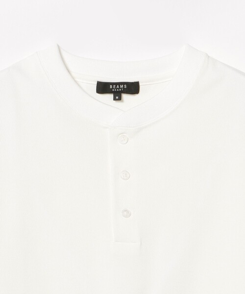 BEAMS HEART(ビームスハート)の「【ユニセックス】PTX サーマル ヘンリー Tシャツ(ストレッチ・吸水速乾)(Tシャツ/カットソー・メンズ・ホワイト/ベージュ・L/M/S/XL)」の7枚目の写真