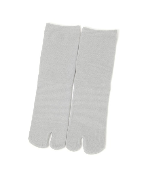 GLOBAL WORK(グローバルワーク)の「足袋クルーソックス/644640(ソックス/靴下・レディース・ブラック/オフホワイト/グレー・FREE)」の3枚目の写真