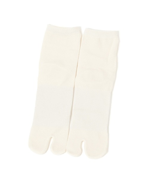 GLOBAL WORK(グローバルワーク)の「足袋クルーソックス/644640(ソックス/靴下・レディース・ブラック/オフホワイト/グレー・FREE)」の2枚目の写真