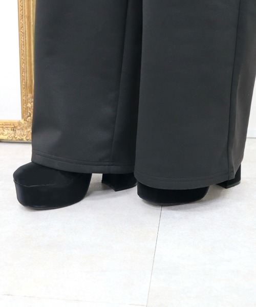 CECIL McBEE(セシルマクビー)の「レース切替スウェットパンツ(スウェットパンツ・レディース・ブラック/グレー・MEDIUM/LARGE)」の17枚目の写真