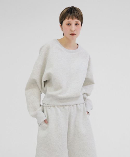 lit（リット）の「Cropped Sweat Pullover（スウェット・レディース・ダークグレー/ライトグレー・FREE）」の17枚目の写真