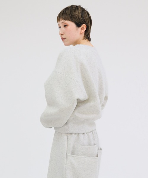 lit（リット）の「Cropped Sweat Pullover（スウェット・レディース・ダークグレー/ライトグレー・FREE）」の18枚目の写真