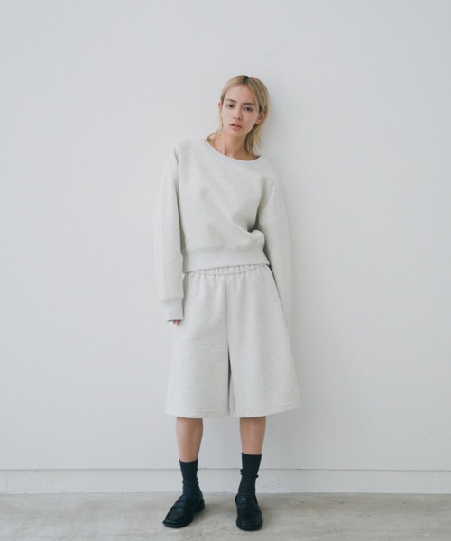 lit（リット）の「Cropped Sweat Pullover（スウェット・レディース・ダークグレー/ライトグレー・FREE）」の7枚目の写真