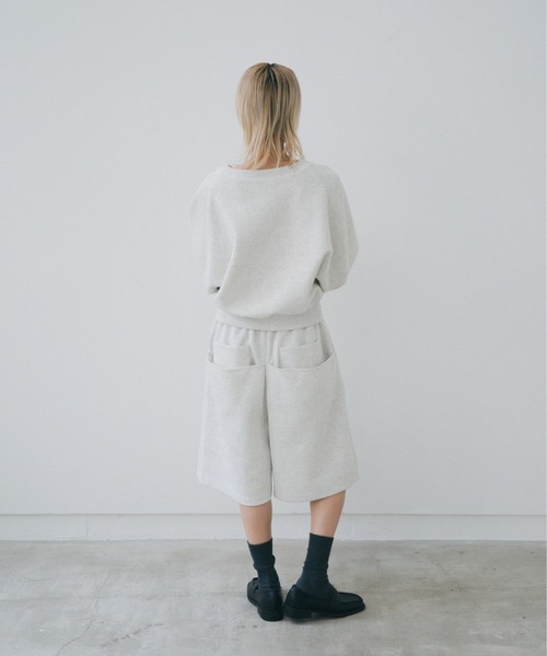 lit（リット）の「Cropped Sweat Pullover（スウェット・レディース・ダークグレー/ライトグレー・FREE）」の6枚目の写真