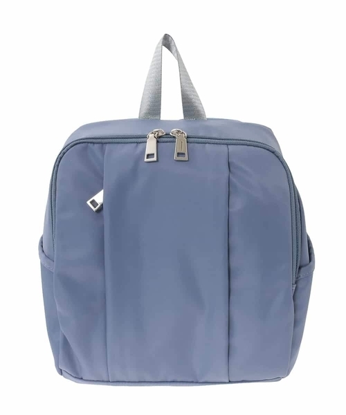 MK MICHEL KLEIN（エムケーミッシェルクラン）の「[撥水]フロントタックデザインミニリュック（バックパック/リュック・レディース・ブルー/ピンク/ブラック・00）」の3枚目の写真