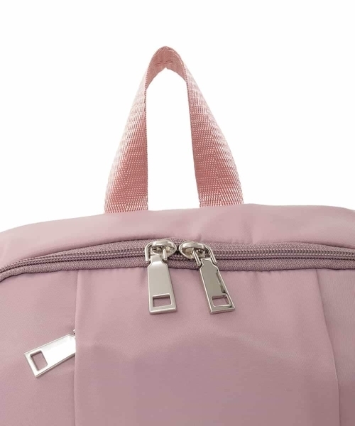 MK MICHEL KLEIN（エムケーミッシェルクラン）の「[撥水]フロントタックデザインミニリュック（バックパック/リュック・レディース・ブルー/ピンク/ブラック・00）」の8枚目の写真