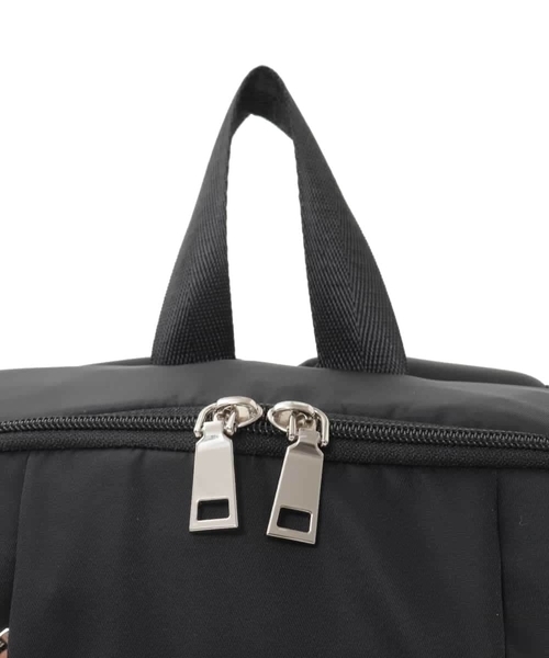 MK MICHEL KLEIN（エムケーミッシェルクラン）の「[撥水]フロントタックデザインミニリュック（バックパック/リュック・レディース・ブルー/ピンク/ブラック・00）」の16枚目の写真