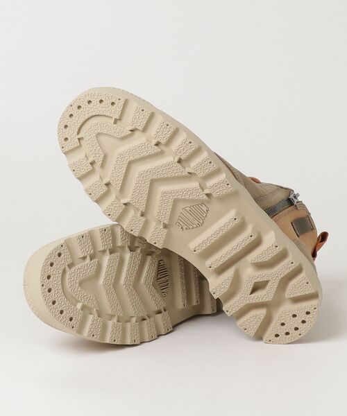 PALLADIUM(パラディウム)の「PALLADIUM/パラディウム PAMPA DETROIT ZIP SU(スニーカー・メンズ・ブラウン/アイボリー・27cm/27.5cm/28cm/25.5cm/26cm/26.5cm)」の4枚目の写真