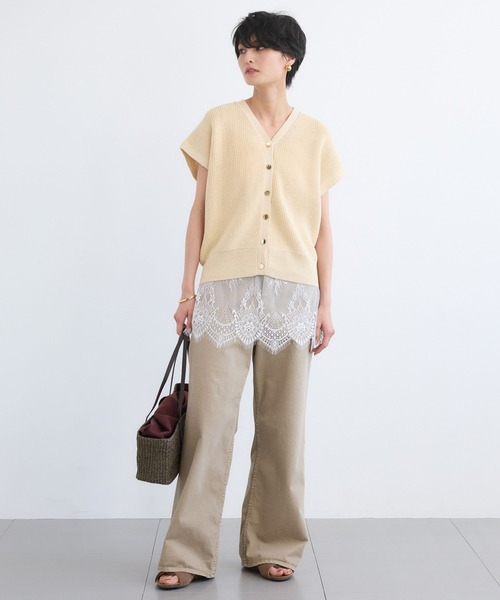 BARNYARDSTORM(バンヤードストーム)の「BARNYARDSTORM / ギマ金ボタンベスト(ベスト・レディース・オフホワイト/ベージュ/チャコールグレー・FREE)」の19枚目の写真