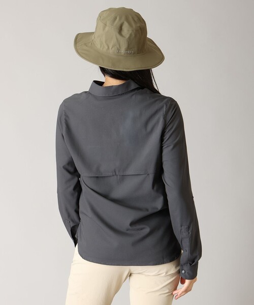 Columbia(コロンビア)の「UVカット Columbia/ シルバーリッジユーティリティII ロングスリーブ シャツ /コロンビア(シャツ/ブラウス・レディース・ブラウン/ホワイト/グリーン/ブラック・L/M/XL/S)」の5枚目の写真