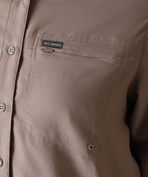 Columbia(コロンビア)の「UVカット Columbia/ シルバーリッジユーティリティII ロングスリーブ シャツ /コロンビア(シャツ/ブラウス・レディース・ブラウン/ホワイト/グリーン/ブラック・L/M/XL/S)」の10枚目の写真