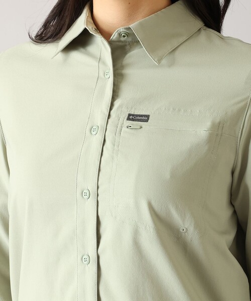 Columbia(コロンビア)の「UVカット Columbia/ シルバーリッジユーティリティII ロングスリーブ シャツ /コロンビア(シャツ/ブラウス・レディース・ブラウン/ホワイト/グリーン/ブラック・L/M/XL/S)」の16枚目の写真