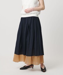 UNITED ARROWS | シアー バイカラー スカート ‐ウォッシャブル‐(スカート)