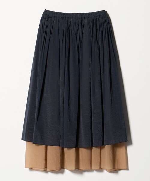 UNITED ARROWS（ユナイテッドアローズ）の「シアー バイカラー スカート ‐ウォッシャブル‐（スカート・レディース・ピンク/コバルトブルー/ネイビー・38/36）」の4枚目の写真