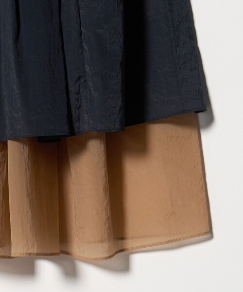 UNITED ARROWS（ユナイテッドアローズ）の「シアー バイカラー スカート ‐ウォッシャブル‐（スカート・レディース・ピンク/コバルトブルー/ネイビー・38/36）」の7枚目の写真