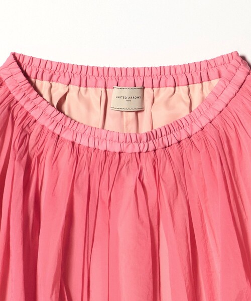 UNITED ARROWS（ユナイテッドアローズ）の「シアー バイカラー スカート ‐ウォッシャブル‐（スカート・レディース・ピンク/コバルトブルー/ネイビー・38/36）」の14枚目の写真