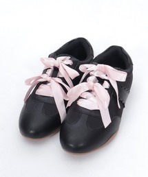 axes femme POETIQUE | ダブルリボンサテンスニーカー(スニーカー)