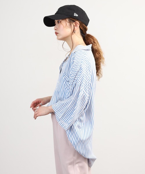 OMNES(オムネス)の「レーヨンアロハシャツ(シャツ/ブラウス・メンズ・ブラウン系その他/ブルー系その他・L)」の4枚目の写真