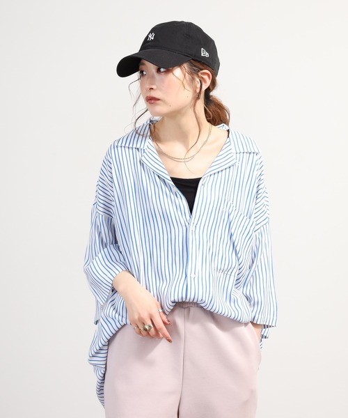 OMNES(オムネス)の「レーヨンアロハシャツ(シャツ/ブラウス・メンズ・ブラウン系その他/ブルー系その他・L)」の22枚目の写真