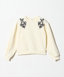 green label relaxing | 裏毛 コードシシュウ プルオーバー / スウェット / トレーナー / キッズ 140cm-160cm(スウェット)