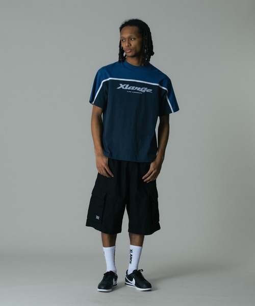XLARGE(エクストララージ)の「COLOR SCHEME S/S TEE(Tシャツ/カットソー・メンズ・ブラック/グリーン/ネイビー・XL/L/M/S)」の5枚目の写真