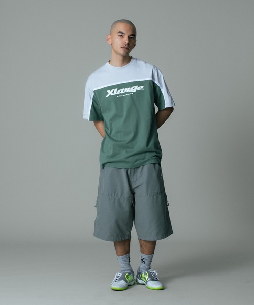 XLARGE(エクストララージ)の「COLOR SCHEME S/S TEE(Tシャツ/カットソー・メンズ・ブラック/グリーン/ネイビー・XL/L/M/S)」の6枚目の写真