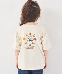 pairmanon（ペアマノン）の「【綿100%】ガールズ フードフォトプリント 半袖Tシャツ（Tシャツ/カットソー）」