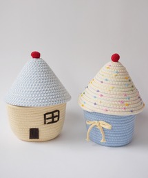 Sowel.（ソエル）の「【 Sowel. / ソエル 】 おうち モチーフ フタ付き バスケット #（収納グッズ）」