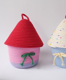 Sowel.（ソエル）の「【 Sowel. / ソエル 】 おうち モチーフ フタ付き バスケット #（収納グッズ）」