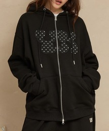 WaiKei | セットアップ着用可能【UNISEX】Wai Kei／アップリケドットジップ(パーカー)