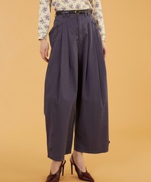 【crinkle crinkle crinkle】garment dye over tuck pants/ガーメントダイオーバータックパンツ