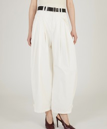 crinkle crinkle crinkle | 【crinkle crinkle crinkle】garment dye over tuck pants/ガーメントダイオーバータックパンツ(その他パンツ)