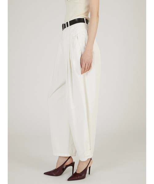 crinkle crinkle crinkle（クリンクルクリンクルクリンクル）の「【crinkle crinkle crinkle】garment dye over tuck pants/ガーメントダイオーバータックパンツ（その他パンツ・レディース・ネイビー/アイボリー・SMALL/MEDIUM）」の12枚目の写真