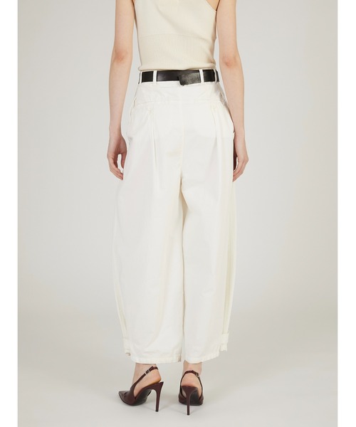 crinkle crinkle crinkle（クリンクルクリンクルクリンクル）の「【crinkle crinkle crinkle】garment dye over tuck pants/ガーメントダイオーバータックパンツ（その他パンツ・レディース・ネイビー/アイボリー・SMALL/MEDIUM）」の11枚目の写真