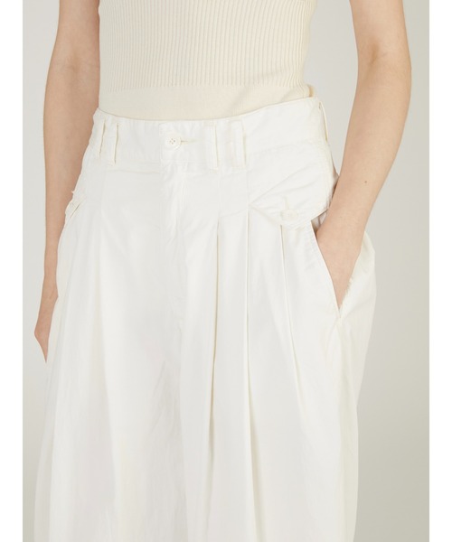 crinkle crinkle crinkle（クリンクルクリンクルクリンクル）の「【crinkle crinkle crinkle】garment dye over tuck pants/ガーメントダイオーバータックパンツ（その他パンツ・レディース・ネイビー/アイボリー・SMALL/MEDIUM）」の10枚目の写真