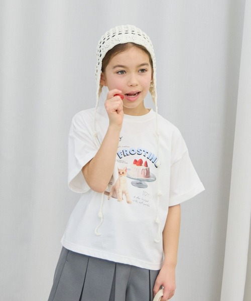 GLOBAL WORK（グローバルワーク）の「ヘビロッTEEワイドモチーフ半袖T/638035（Tシャツ/カットソー・キッズ・ブルー/ライトイエロー/グリーン系その他6/ブラック/ホワイト/ホワイト系その他/ダークグレー/グレー系その他3・150cm/140cm/160cm/130cm）」の16枚目の写真