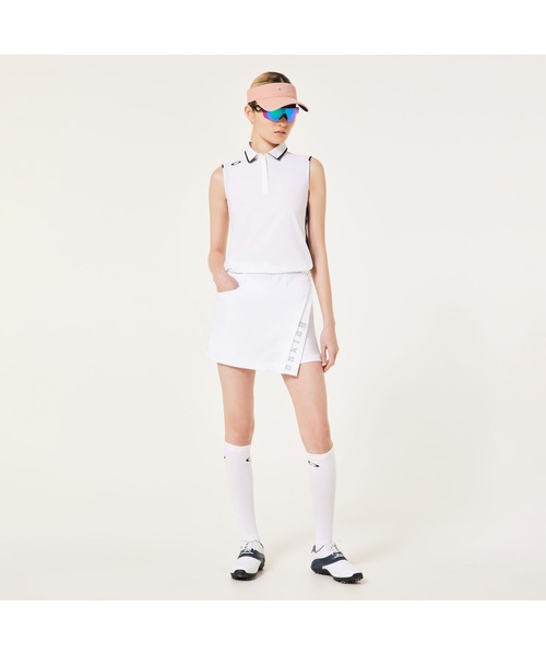 OAKLEY(オークリー)の「オークリー ELEVATE INSPRING CULOTTE 2.0 ラップキュロット/ゴルフ/レディース/UPF50+/WOMEN/OAKLEY(その他パンツ・レディース・ホワイト/ブラック・M/S/XS)」の5枚目の写真