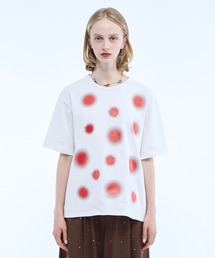 seyto（セイト）の「Gradation lame dot print graphic tee / グラデーションラメドットプリントグラフィックTシャツ（Tシャツ/カットソー）」