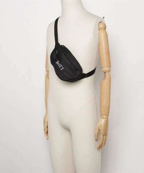 BOTT（ボット）の「BOTT / ボット：Ripstop Waist Bag：BOTT-25AW-75[WAX]（ショルダーバッグ・メンズ・ブラック・FREE）」の5枚目の写真