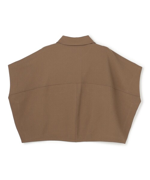 uncrave(アンクレイヴ)の「ジョーゼットダブルジャージー トップス(シャツ/ブラウス・レディース・ブルー系/ベージュ系/ホワイト系/ブラック系・F)」の6枚目の写真
