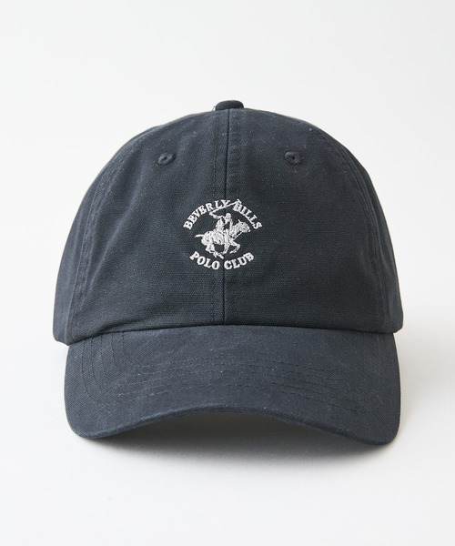 BEVERLY HILLS POLO CLUB(ビバリーヒルズポロクラブ)の「【BEVERLY HILLS POLO CLUB/ビバリーヒルズポロクラブ】【夏でも蒸れずに涼しい】オックス ローキャップ 通気性抜群 綿100% ワンポイント刺繍(キャップ・メンズ・ブラック/ネイビー/ベージュ/スモークピンク・FREE)」の5枚目の写真