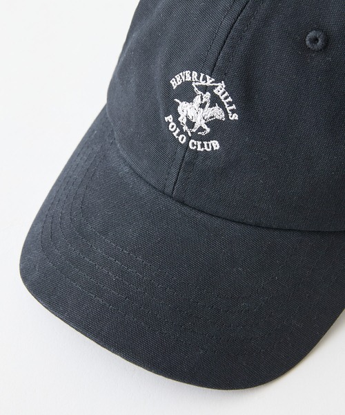 BEVERLY HILLS POLO CLUB(ビバリーヒルズポロクラブ)の「【BEVERLY HILLS POLO CLUB/ビバリーヒルズポロクラブ】【夏でも蒸れずに涼しい】オックス ローキャップ 通気性抜群 綿100% ワンポイント刺繍(キャップ・メンズ・ブラック/ネイビー/ベージュ/スモークピンク・FREE)」の6枚目の写真