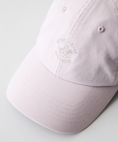 BEVERLY HILLS POLO CLUB(ビバリーヒルズポロクラブ)の「【BEVERLY HILLS POLO CLUB/ビバリーヒルズポロクラブ】【夏でも蒸れずに涼しい】オックス ローキャップ 通気性抜群 綿100% ワンポイント刺繍(キャップ・メンズ・ブラック/ネイビー/ベージュ/スモークピンク・FREE)」の14枚目の写真